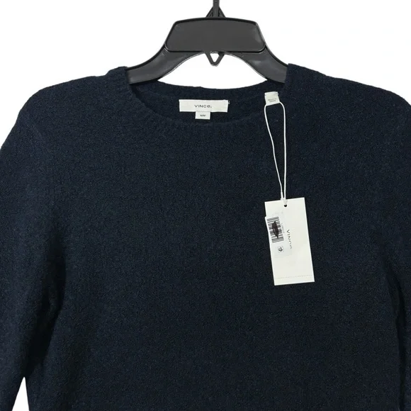 Vince $345 soft boucle silk cashmere long sleeve crewneck sweater‎ M - Picture 3 of 12